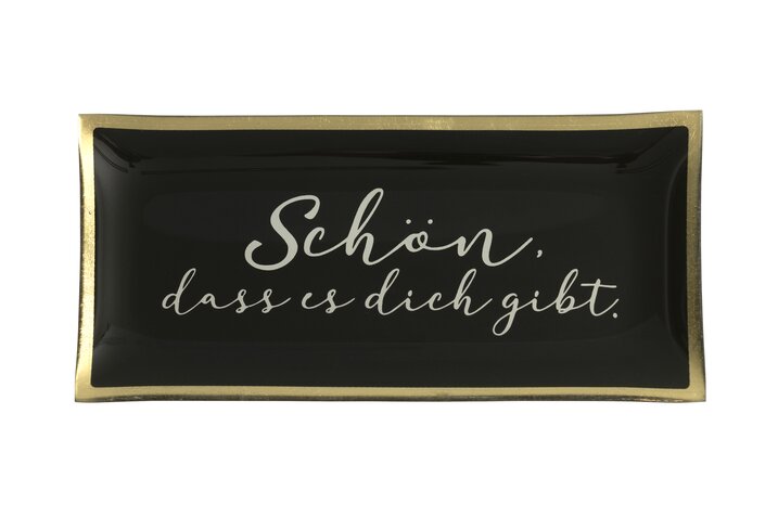 Gift Company - Love Plates, Dekotablett L - Schön