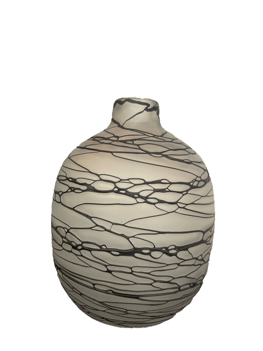 Glas Vase Smoke - Drei & Vierzig Concept Store
