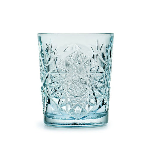 Hobstar Charm Sky Blue D.O.F. Longdrink Glas mit 355 ml Fassungsvermögen, ideal für Cocktails und erfrischende Getränke, robust und spülmaschinenfest