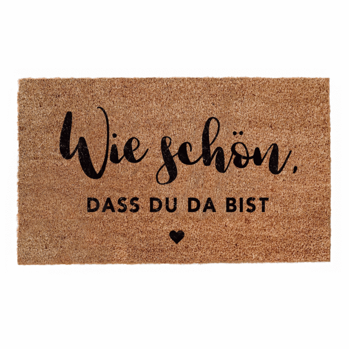 Eulenschnitt Fußmatte Wie Schön aus Kokos - Drei & Vierzig Concept Store