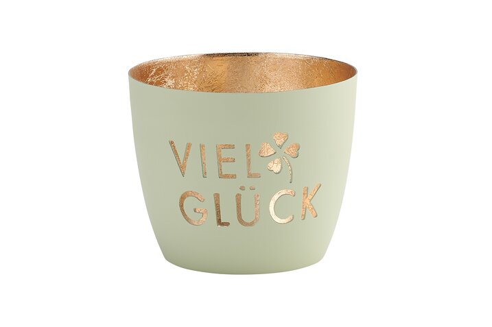 Gift Company Windlicht Viel Glück