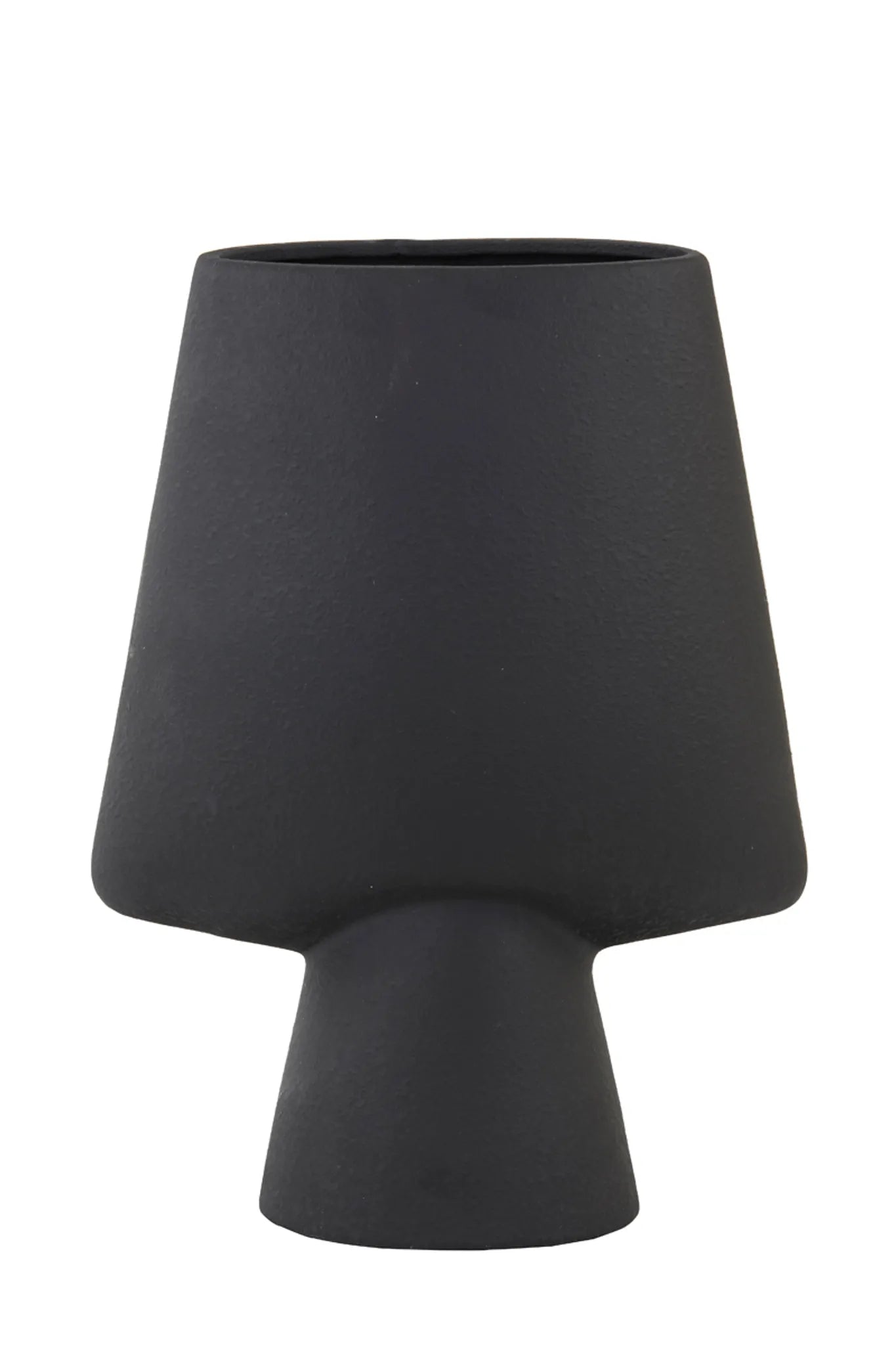 Light & Living -  Keramik Vase RAM Schwarz - Drei & Vierzig Concept Store