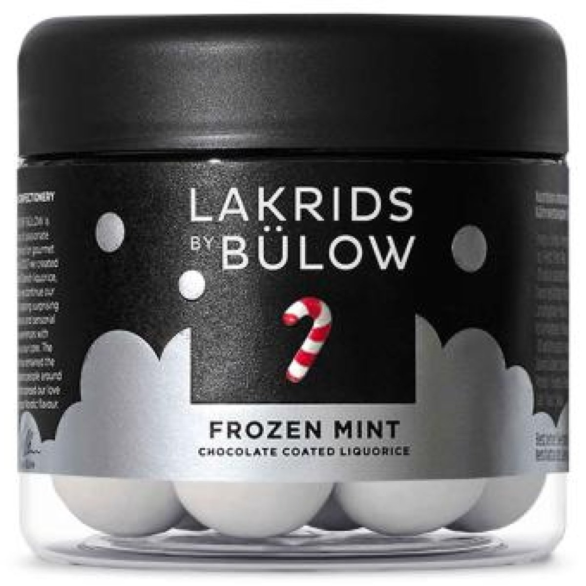 Lakrids By Bülow FROZEN MINT Lakritz 125 g mit weißem Puderzucker, glutenfrei und gelatinefrei