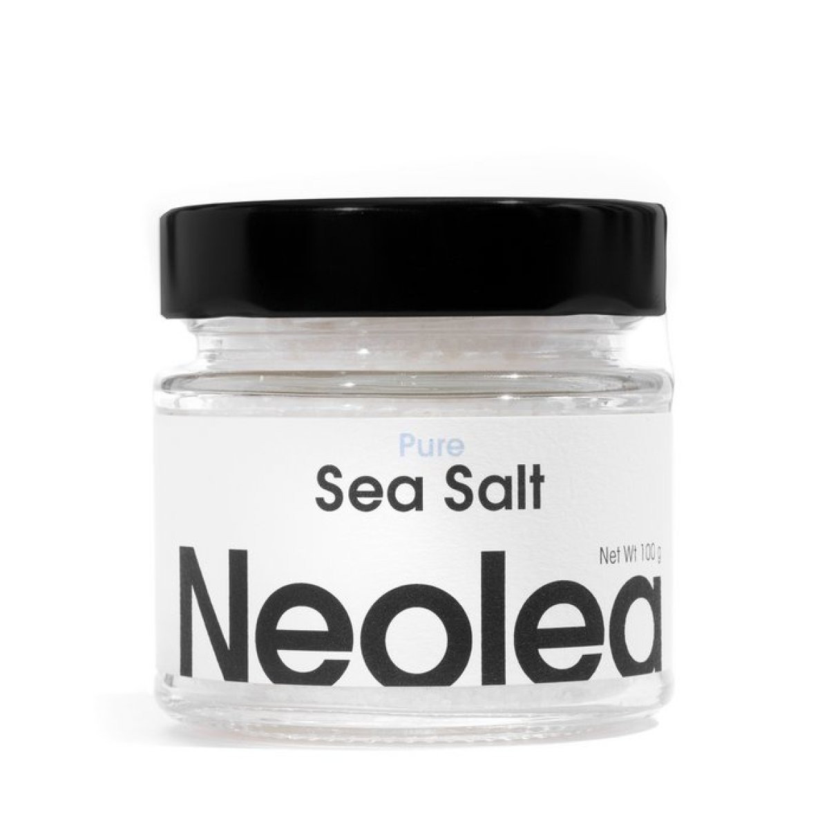 Neolea Meersalz pur 100 g handgemacht Fleur de Sel Glas Ägäis Griechenland