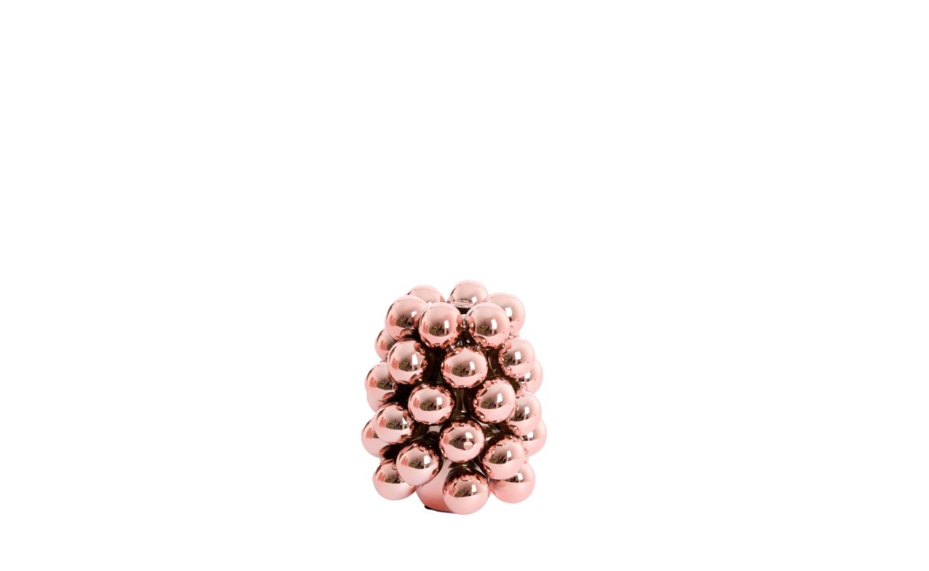 Light & Living Vase BIYANG rund aus Keramik in Rosé Ø14x17,5 cm