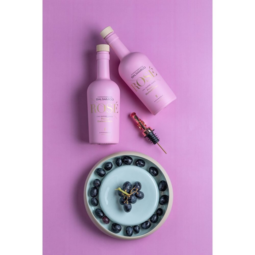 Ceramic Design Rosé Condimento Balsamico 250 ml Italien Essigspezialität Rotweinessig Weißweinessig Traubenmost