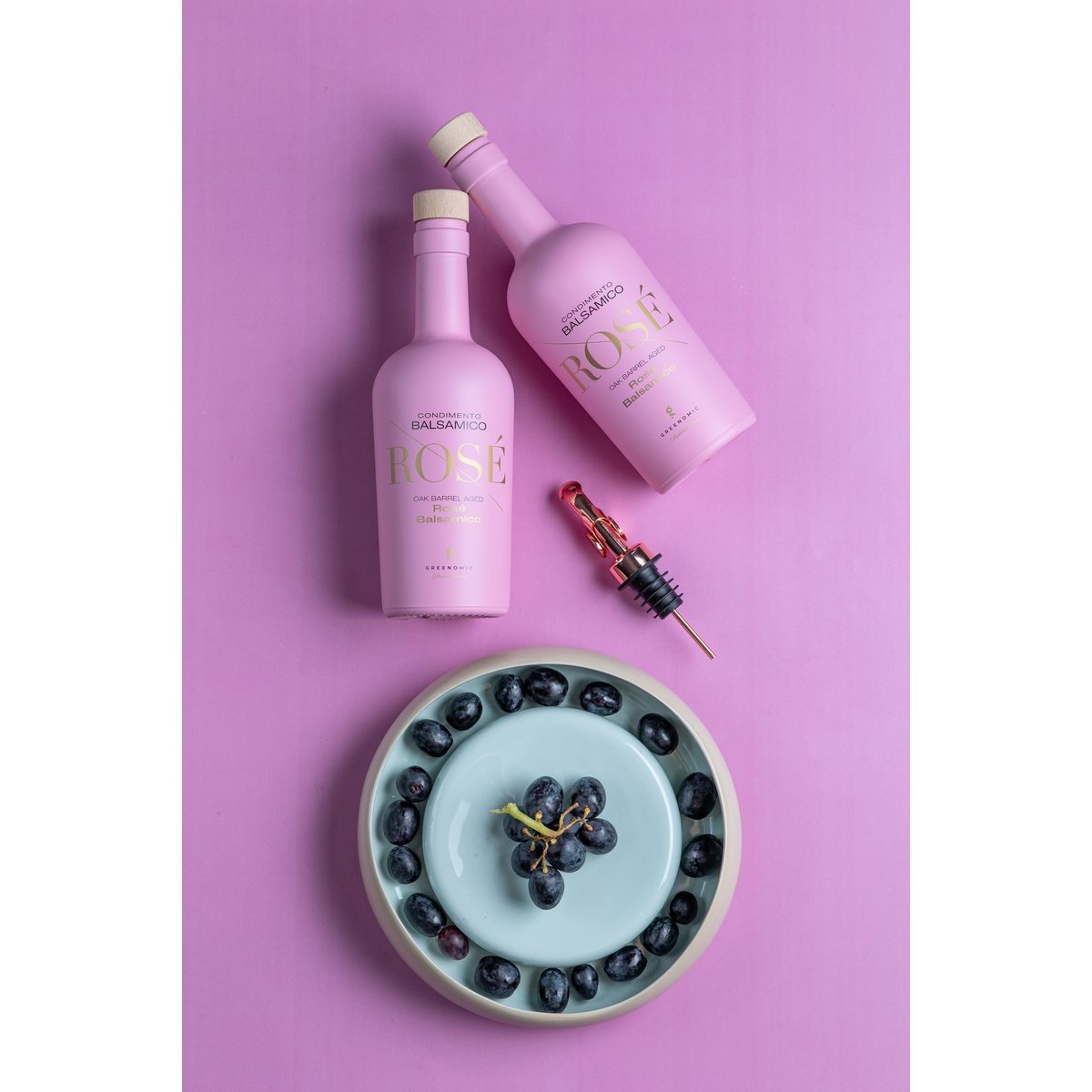 Ceramic Design Rosé Condimento Balsamico 250 ml Italien Essigspezialität Rotweinessig Weißweinessig Traubenmost