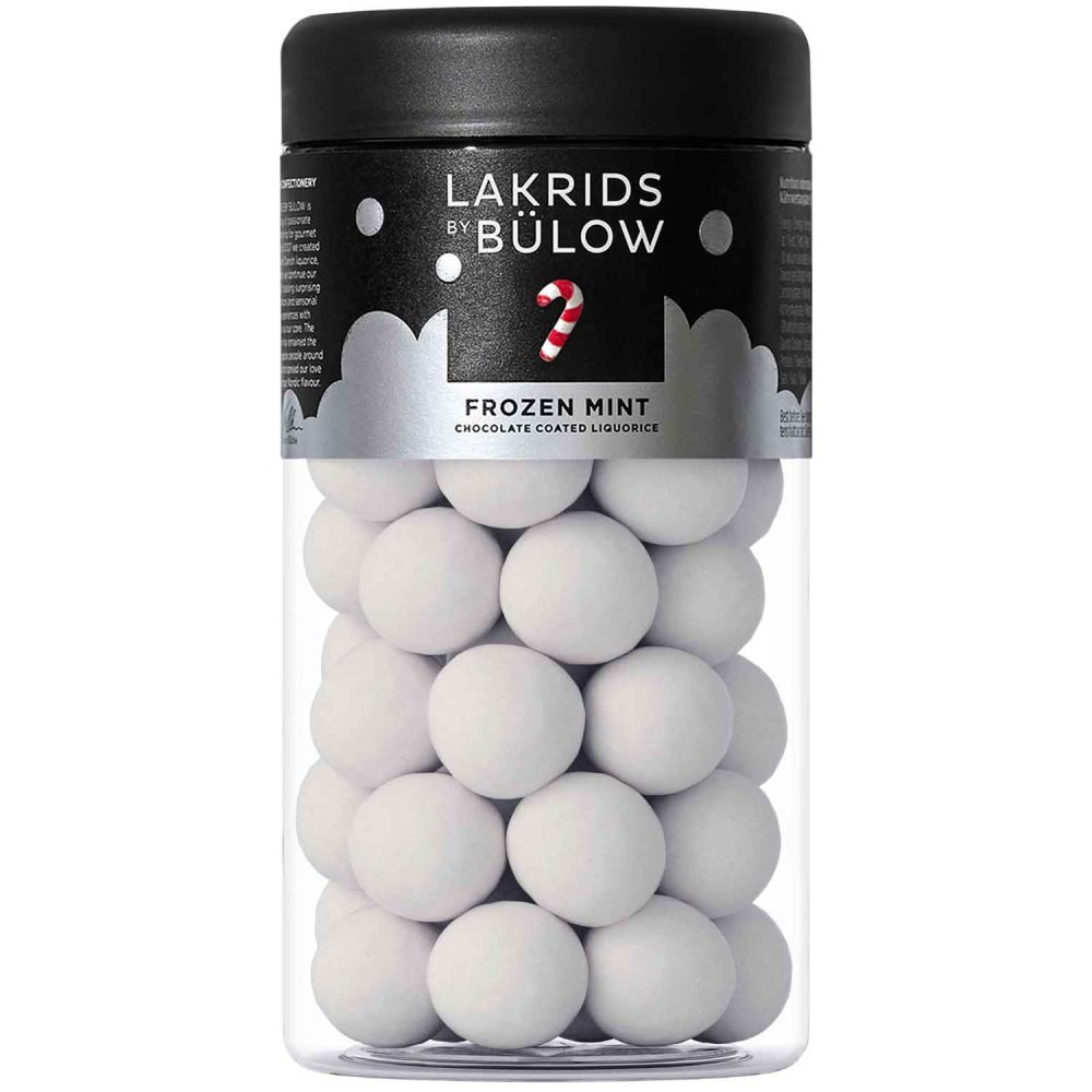 Lakrids by Bülow Frozen Mint 270 g Lakritz-Kugeln in Milchschokolade mit Minznote, handgefertigt und glutenfrei